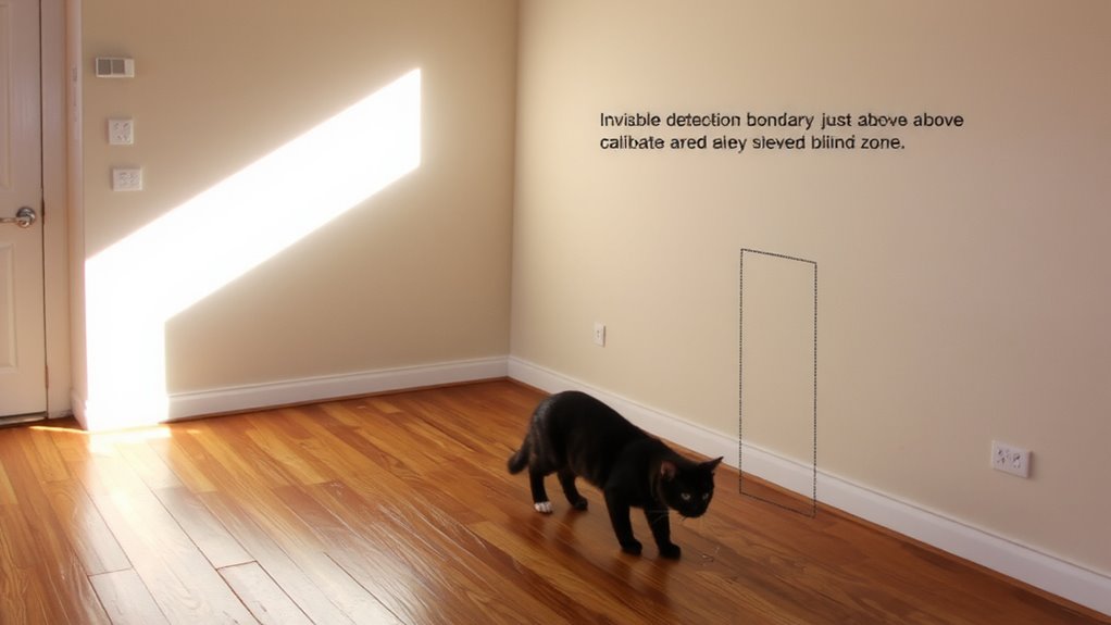 aim sensors above pets