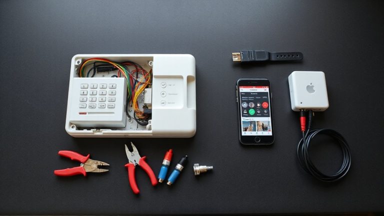 alarm panel to app setup