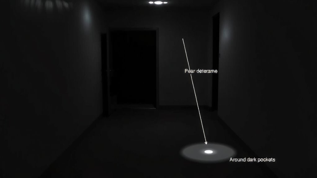 angle sensors toward entry points