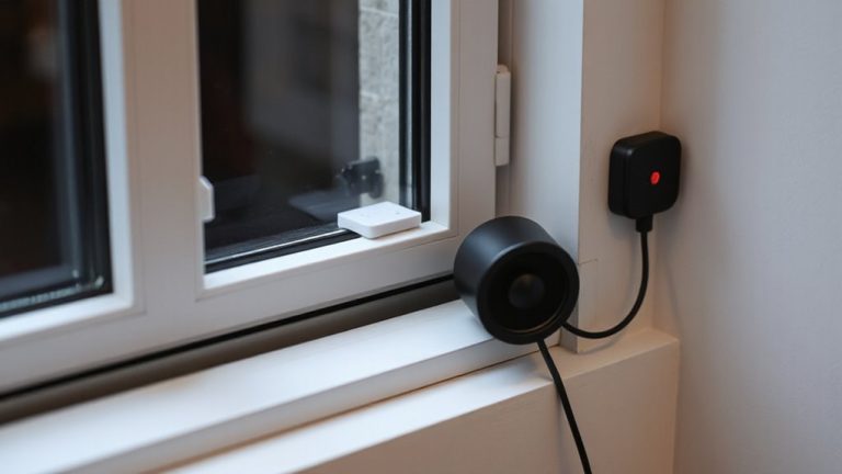 automated siren with window sensors