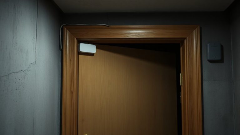 basement door sensor installation