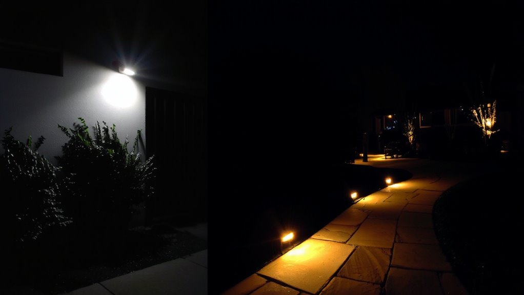 brightness for security warmth for ambiance