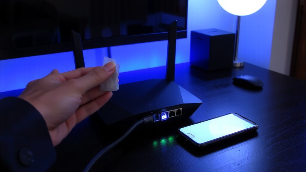 change default router settings immediately