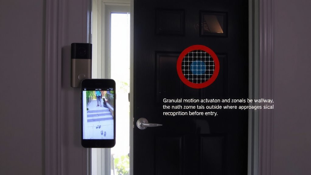 custom motion zones for security