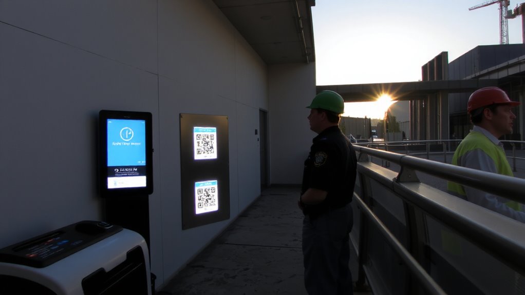digital check ins and badges
