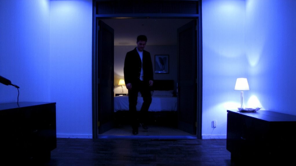 door sensors activate lights automatically