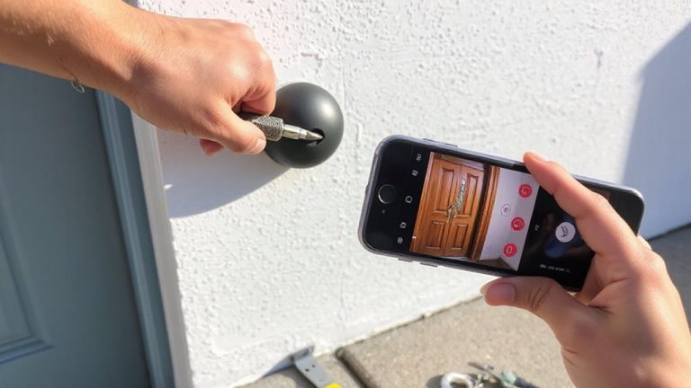 doorbell camera alarm installation