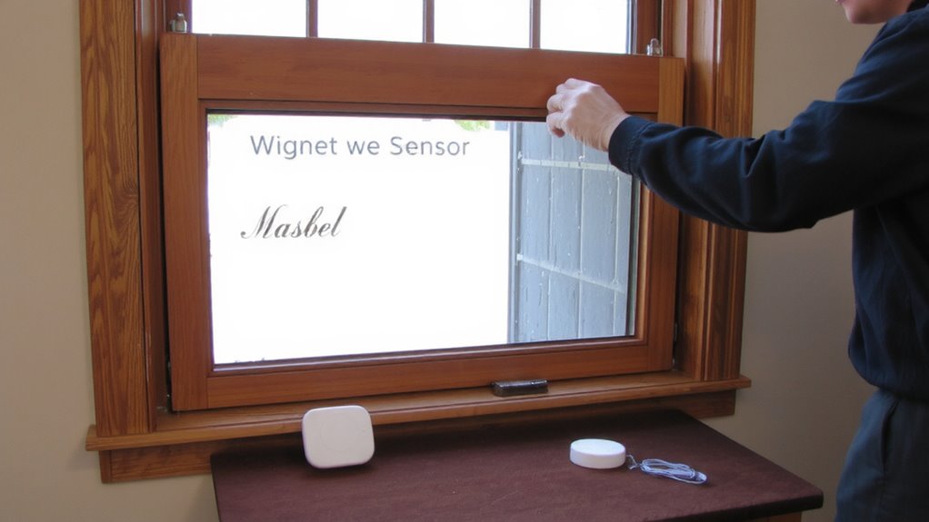 dual point wireless window sensor
