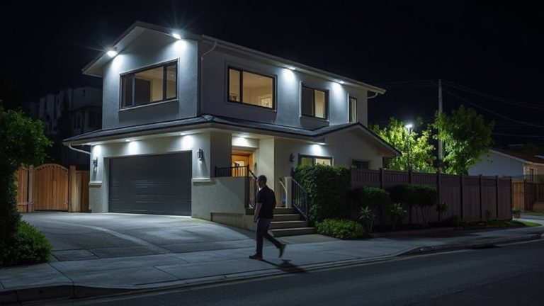 floodlights enhance home security
