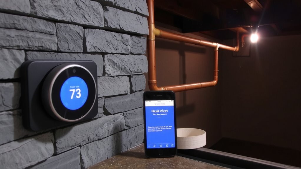 freeze alerts for pipe protection