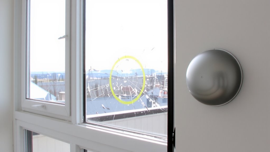 frequency based glass break detection