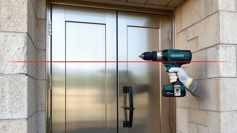 full frame steel door installation