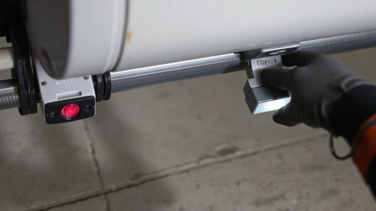 garage door sensor testing