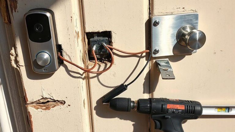 hardwired doorbell lock combo