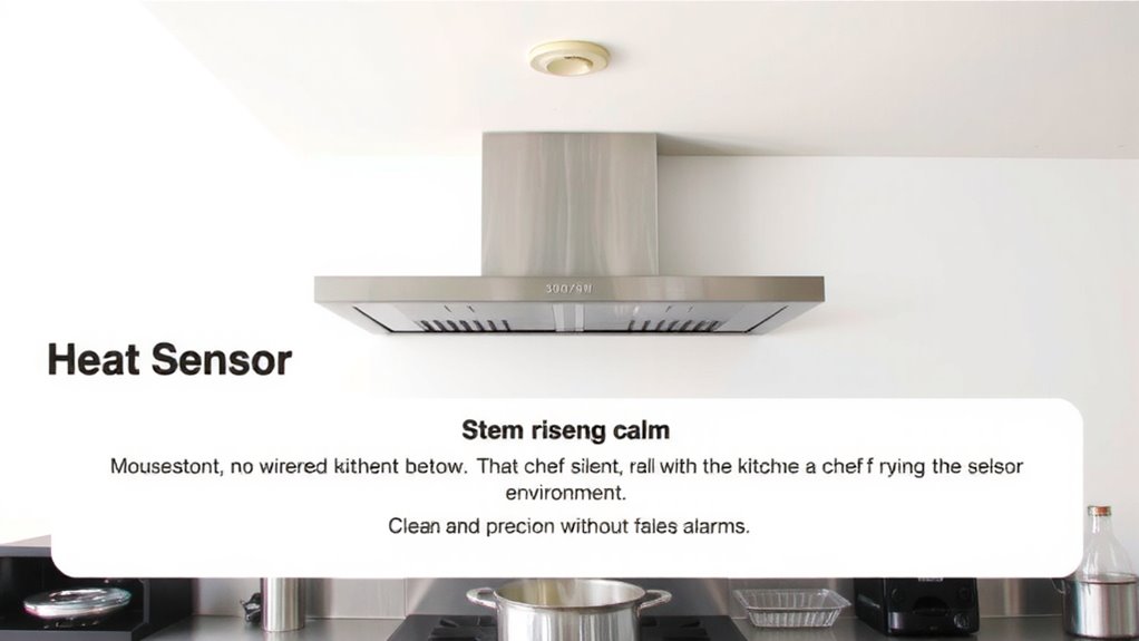 heat sensors prevent false alarms