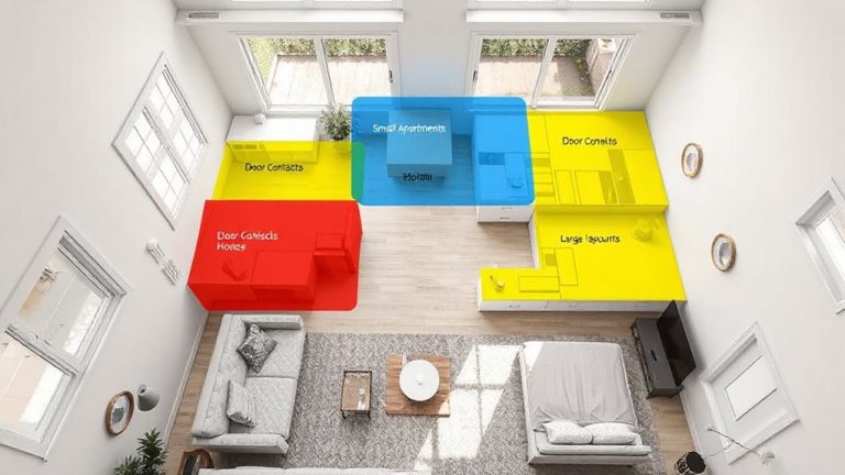 home size and layout alarms