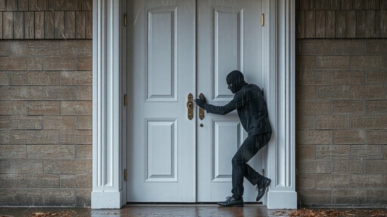 hurricane resistant composite door security