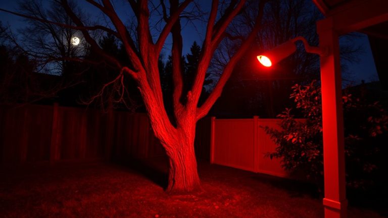 infrared lighting enhances night surveillance