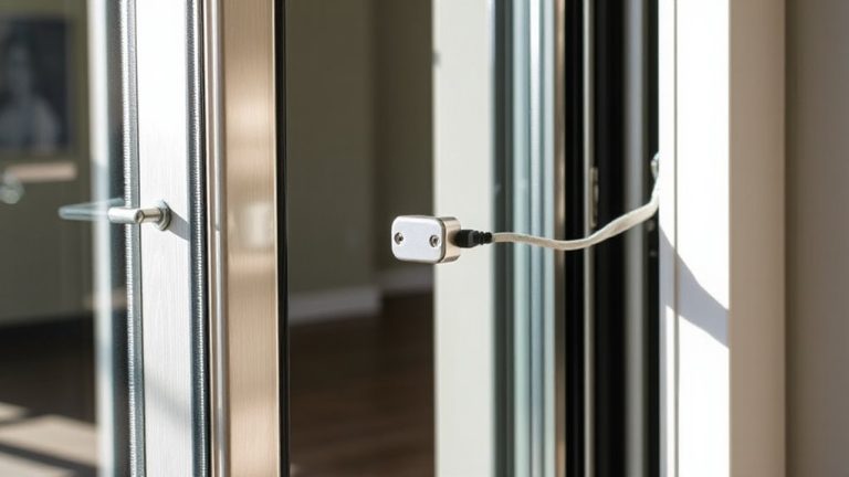 install dual contact door sensor