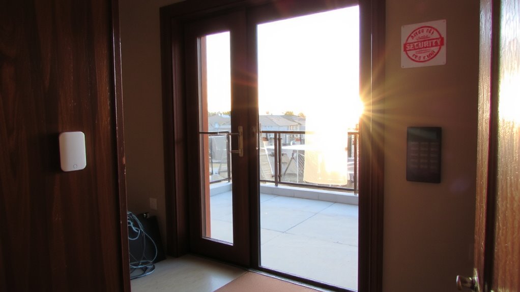 install sensors at entry points