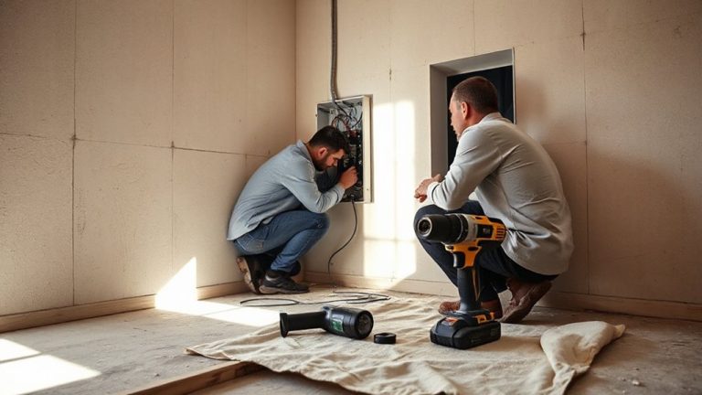 installing security in new homes