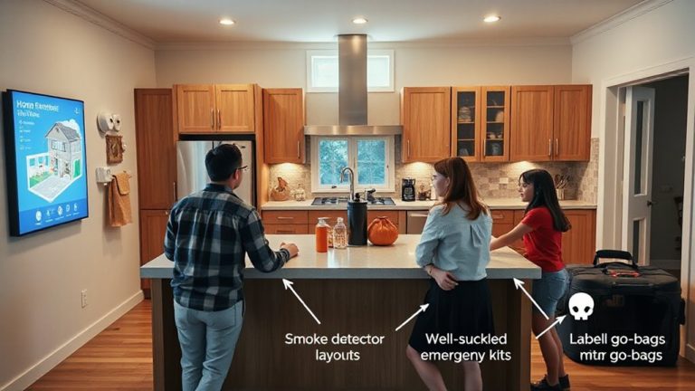 integrate home safety into family emergency planning