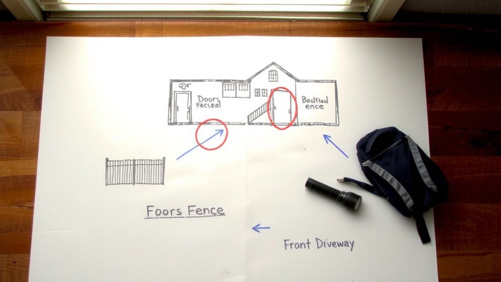 map entry escape points