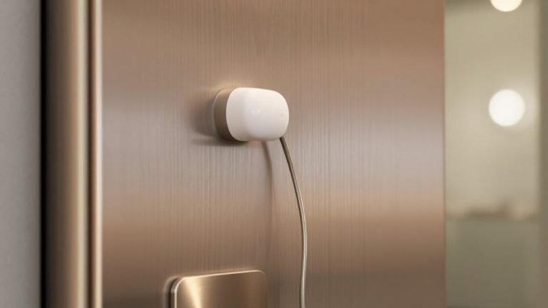 metal door sensor installation