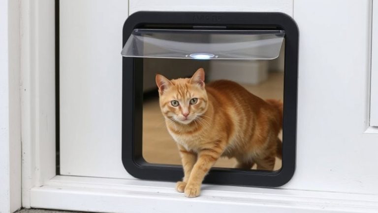 microchip activated pet door security