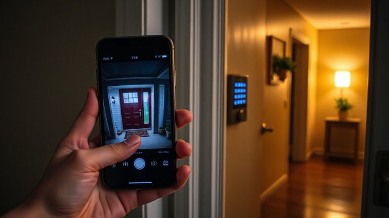 mobile app home security control