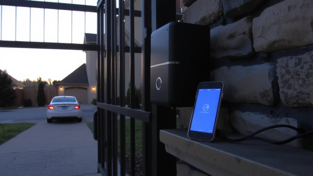 mobile gate notifications setup