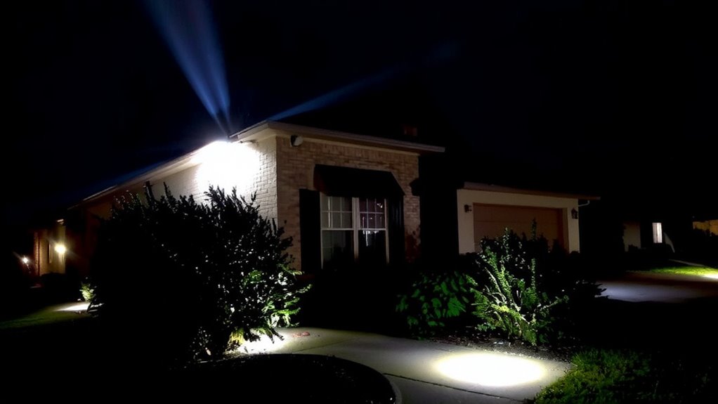 motion sensor floodlights with cool white