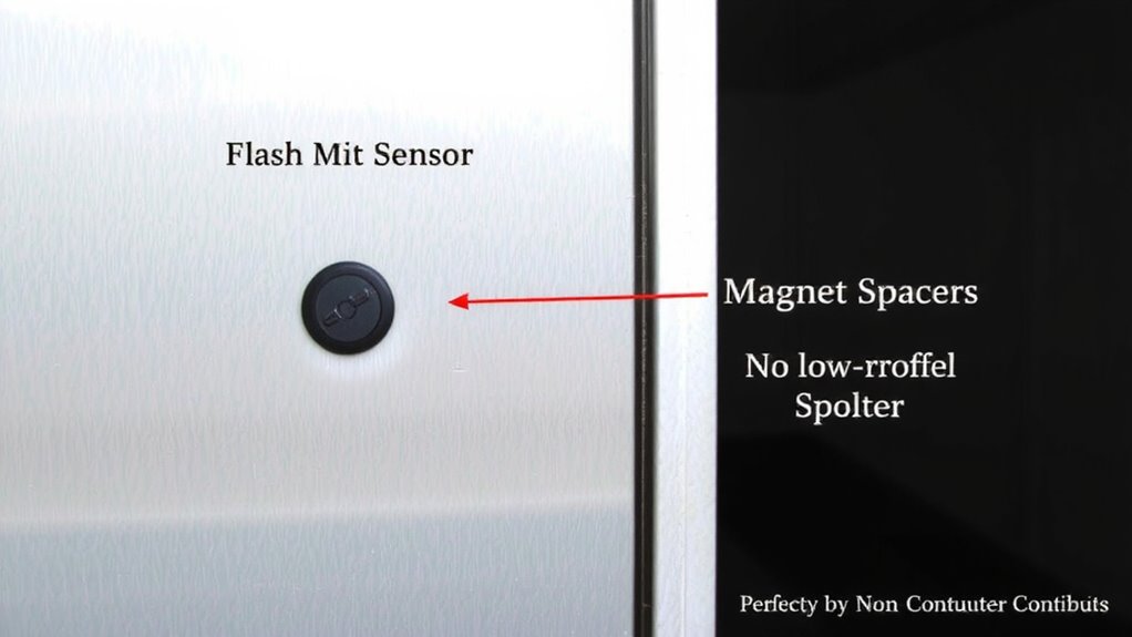 mount with non conductive spacers