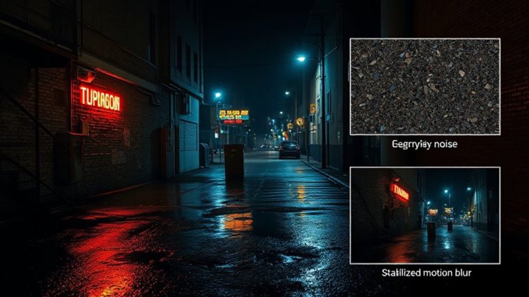 noise reduction in surveillance footage
