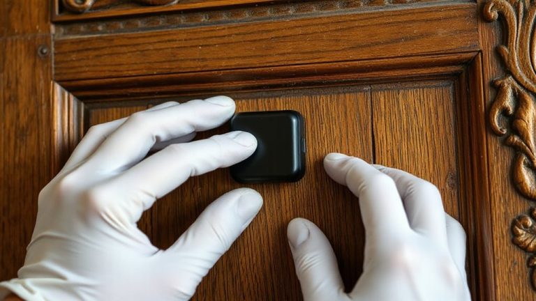 non invasive door sensor installation