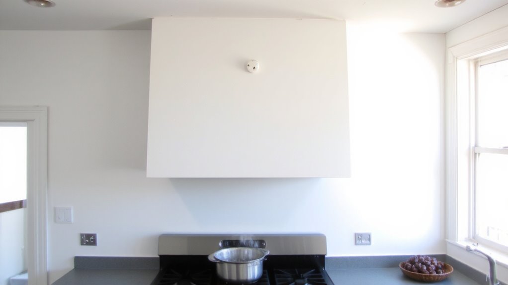 optimal kitchen heat sensor placement