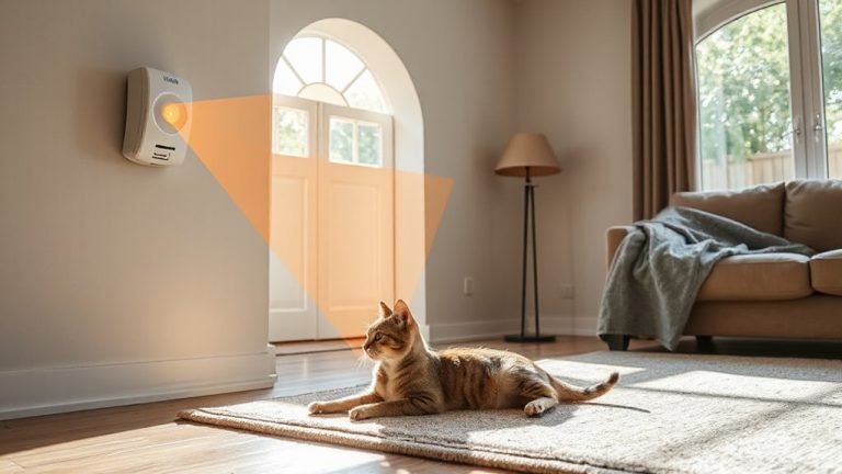 pet immune motion detector installation