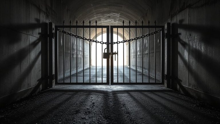 physical barriers prevent unauthorized entry