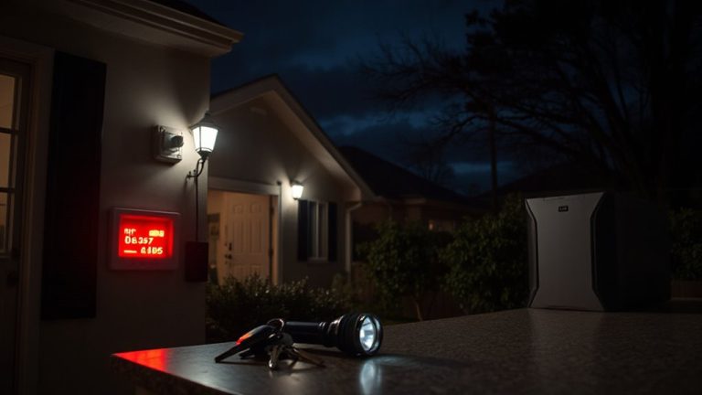 power outages and alarm protection
