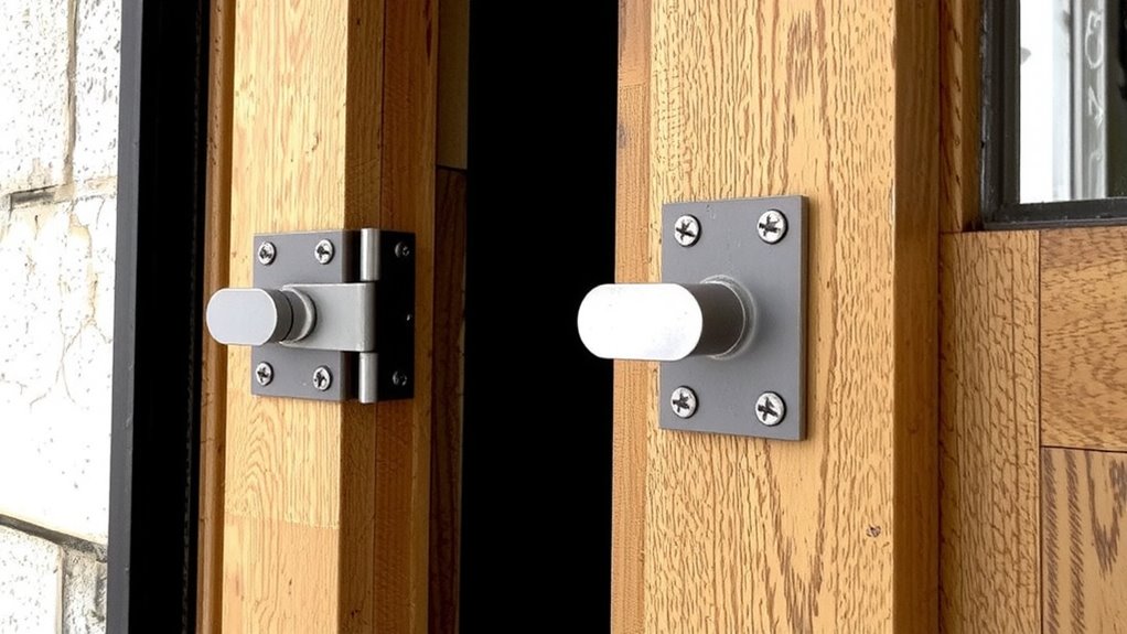 reinforce frames and hinges