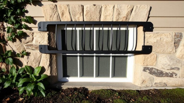 removable security bars installation