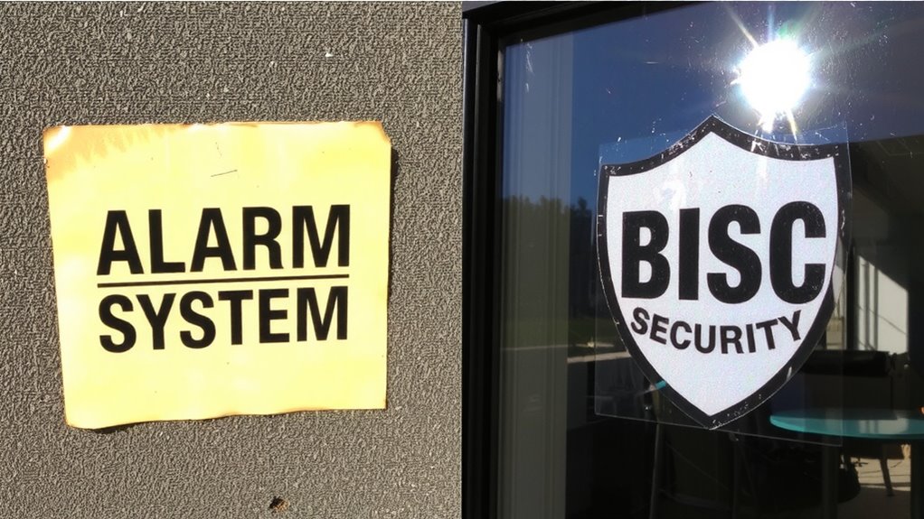 replace faded alarm decals now