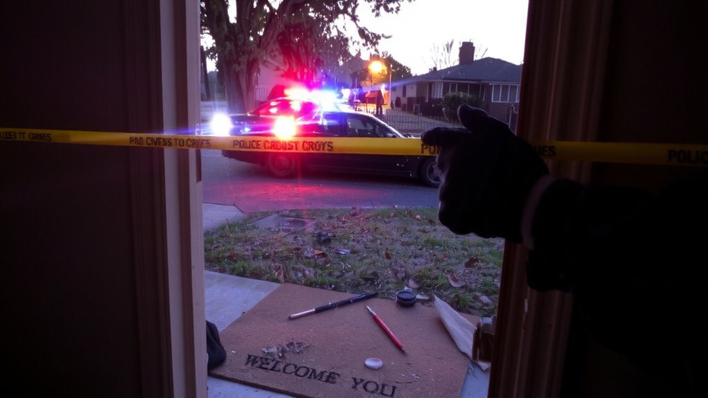 report break in immediately preserve evidence