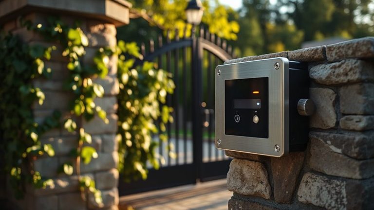 residential driveway gate access