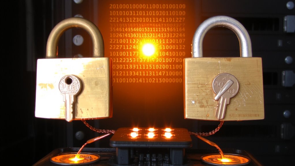 same key encrypts and decrypts