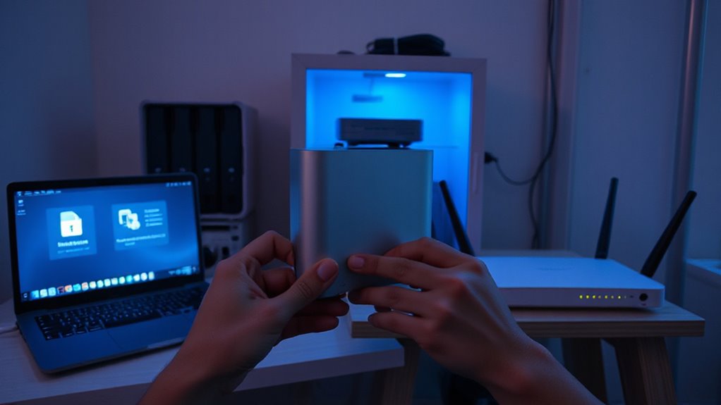 secure cloud data at home