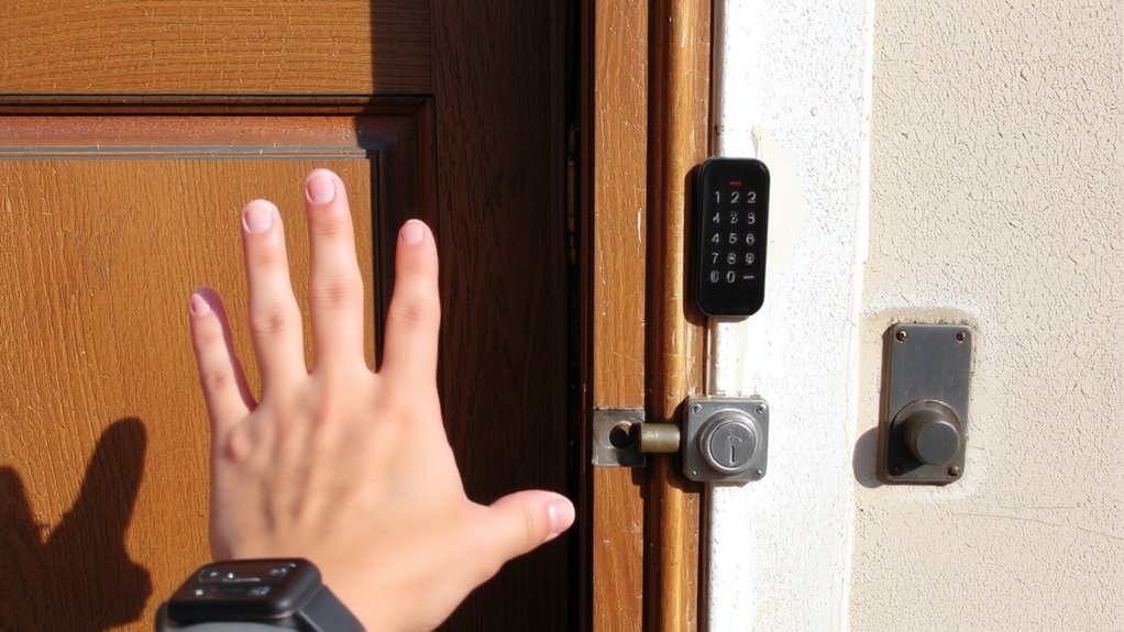 secure doors with reinforced frames