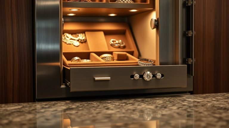 secure jewelry with home safes