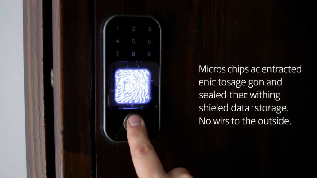 secure local biometric storage
