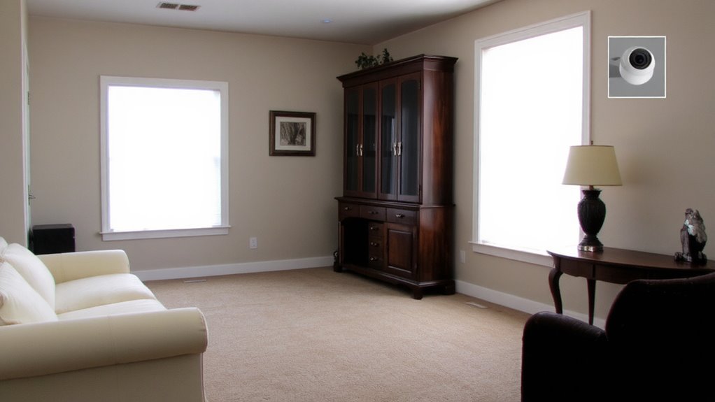 secure valuables before showings